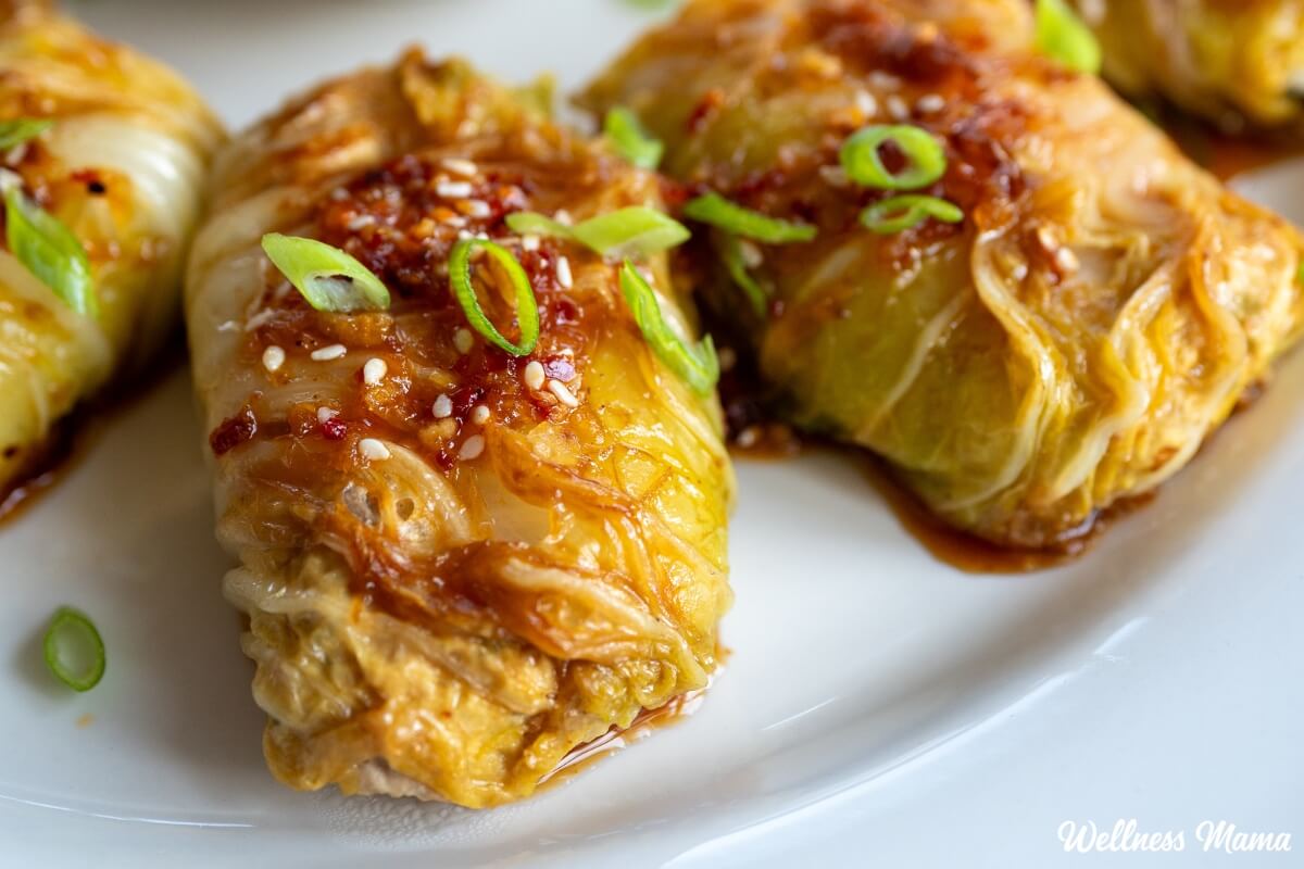asian cabbage rolls